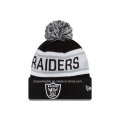 Custom Made Fan Club Outdoor Sports Jacquard Black &White with POM Acrylic Knit Hat